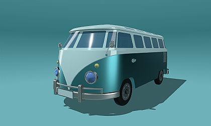 3d-Umsetzung eines Automodells