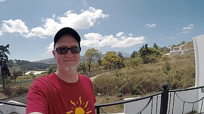 ich mit der gopro beim Selfie